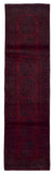 Afghan Rug Hand Knotted Oriental Rug Khal Mohammadi Afghan Runner Rug 2'7X9'2