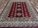 Afghan Rug Hand Knotted Oriental Rug Master Khal Mohammadi Afghan Rug 6'7x9'7