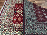 Afghan Rug Hand Knotted Oriental Rug Master Khal Mohammadi Afghan Rug 6'7x9'7