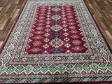 Afghan Rug Hand Knotted Oriental Rug Master Khal Mohammadi Afghan Rug 6'7x9'7
