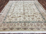 China Hand Knotted Oriental Rug Large Fine Kashan Oriental Rug 8'X9'6