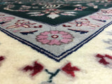 China Hand Knotted Oriental Rug Large Very Fine Oriental Tabriz Rug 9'x12'