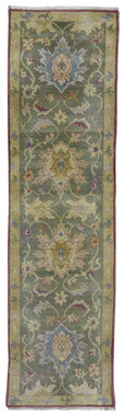 Egypt Hand Knotted Oriental Rug Agra Oriental Runner 2'10x11'2
