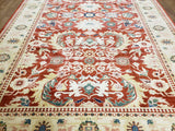 Egypt Hand Knotted Oriental Rug Egyptian Peshawar Oriental Area Rug 8'8 x 11'11