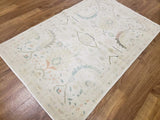 Egypt Hand Knotted Oriental Rug Egyptian Sarouk Oriental Rug 4'x6'3