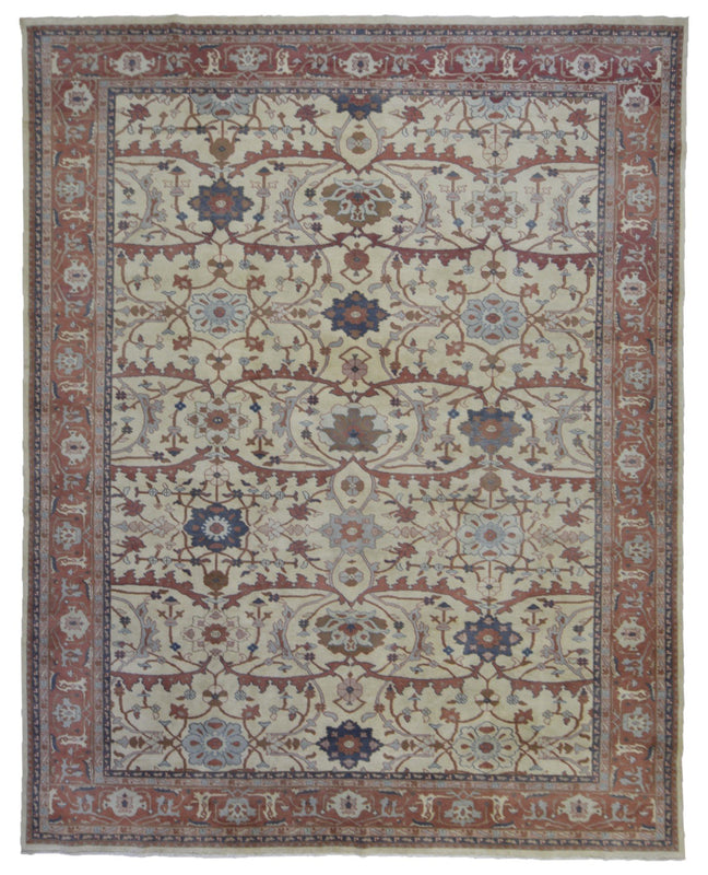 Egypt Hand Knotted Oriental Rug Fine Mahal Area Rug 9'4X11'10