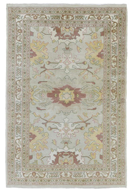 Egypt Hand Knotted Oriental Rug Fine Oriental Peshawar Rug 3'11X5'9