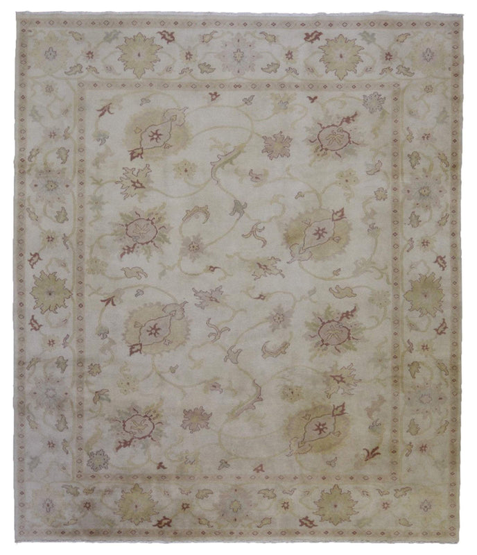 Egypt Hand Knotted Oriental Rug Fine Oriental Peshawar Rug 8'4X9'7