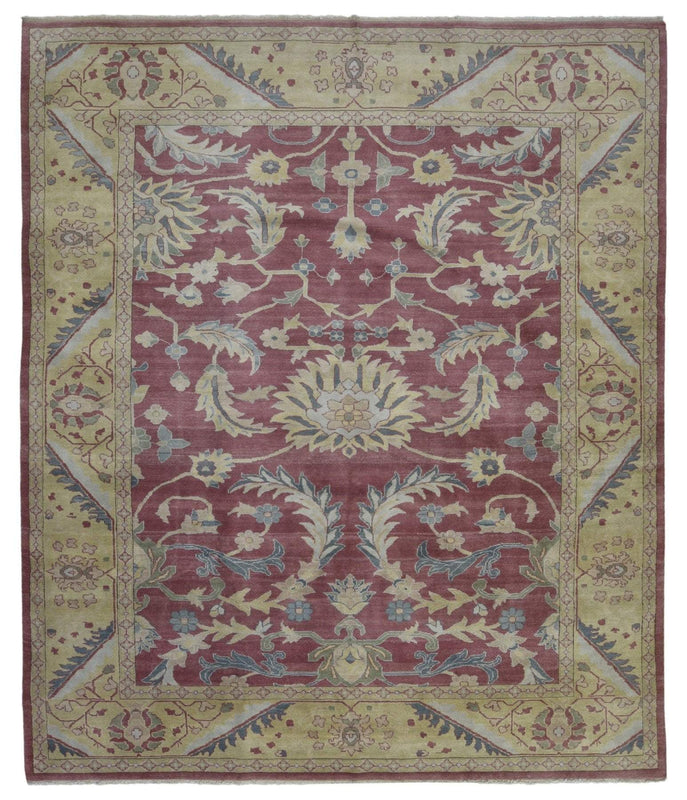 Egypt Hand Knotted Oriental Rug Fine Oriental Peshawar Rug 8'X9'10