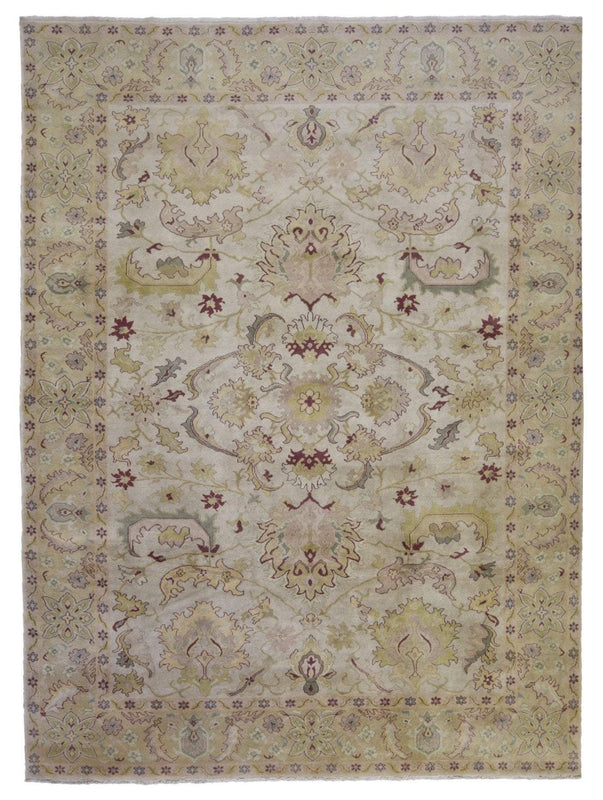 Egypt Hand Knotted Oriental Rug Fine Oriental Peshawar Rug 9'5X11'9