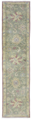 Egypt Hand Knotted Oriental Rug Fine Oriental Peshawar Runner 2'7X12'6