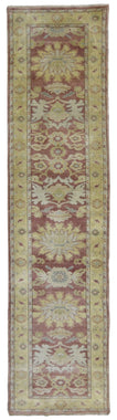 Egypt Hand Knotted Oriental Rug Fine Oriental Peshawar Runner 2'9X11'4