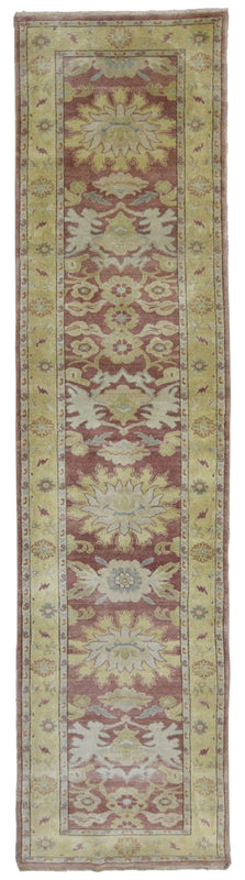 Egypt Hand Knotted Oriental Rug Fine Oriental Peshawar Runner 2'9X11'4