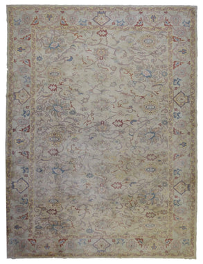 Egypt Hand Knotted Oriental Rug Fine Oriental Sarouk Rug 10'10 x 13'7