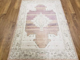 Egypt Hand Knotted Oriental Rug Fine Oushak Oriental Area Rug 3'11X5'8