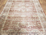 Egypt Hand Knotted Oriental Rug Fine Oushak Oriental Area Rug 6'7X8'7