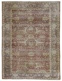Egypt Hand Knotted Oriental Rug Fine Oushak Oriental Area Rug 6'7X8'7
