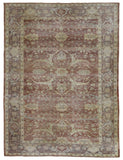 Egypt Hand Knotted Oriental Rug Fine Oushak Oriental Area Rug 6'7X8'7