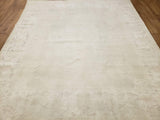 Egypt Hand Knotted Oriental Rug Fine Oushak Oriental Area Rug 7'9X9'2