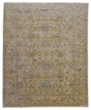 Egypt Hand Knotted Oriental Rug Fine Oushak Oriental Area Rug 8'5X9'8