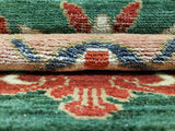 Egypt Hand Knotted Oriental Rug Fine Peshawar Area Rug 11'1X14'1