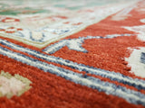Egypt Hand Knotted Oriental Rug Fine Peshawar Area Rug 11'1X14'1
