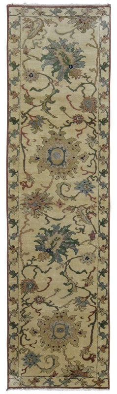 Egypt Hand Knotted Oriental Rug Fine Peshawar Area Rug 3'2X11'2