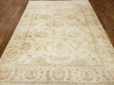 Egypt Hand Knotted Oriental Rug Fine Peshawar Area Rug 6'3x8'7