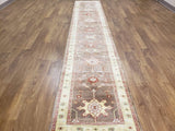Egypt Hand Knotted Oriental Rug Fine Peshawar Long Oriental Runner 2'7x13'6
