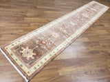 Egypt Hand Knotted Oriental Rug Fine Peshawar Long Oriental Runner 2'7x13'6