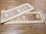 Egypt Hand Knotted Oriental Rug Fine Peshawar Long Oriental Runner 2'7x13'6