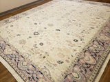 Egypt Hand Knotted Oriental Rug Fine Peshawar Oriental Area Rug 11'2x13'7