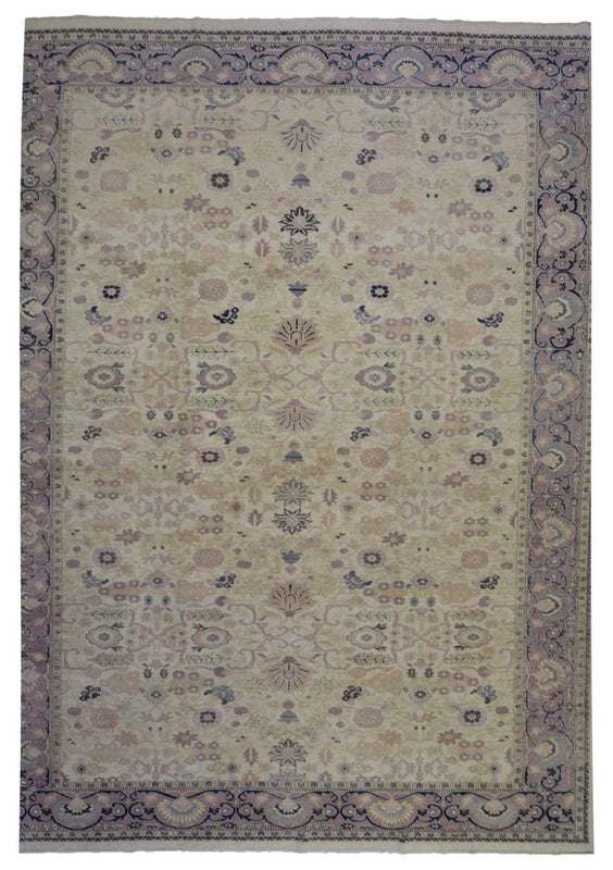 Egypt Hand Knotted Oriental Rug Fine Peshawar Oriental Area Rug 11'2x13'7