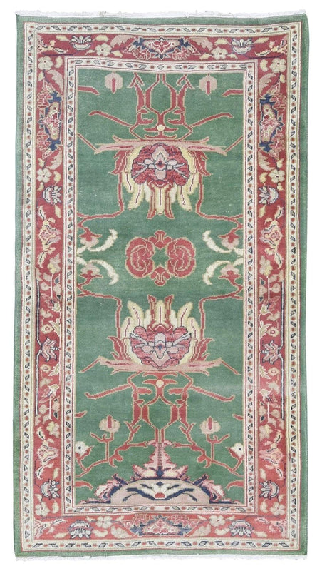 Egypt Hand Knotted Oriental Rug Fine Peshawar Oriental Area Rug 2'8x4'10