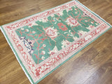 Egypt Hand Knotted Oriental Rug Fine Peshawar Oriental Area Rug 3'1X5'1
