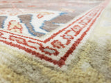 Egypt Hand Knotted Oriental Rug Fine Peshawar Oriental Area Rug 4'1 x 6'1