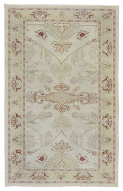 Egypt Hand Knotted Oriental Rug Fine Peshawar Oriental Area Rug 4'x 6'5