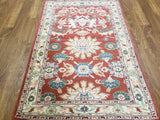 Egypt Hand Knotted Oriental Rug Fine Peshawar Oriental Area Rug 4'X6'1