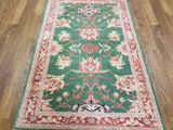 Egypt Hand Knotted Oriental Rug Fine Peshawar Oriental Area Rug 4'X6'2