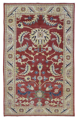 Egypt Hand Knotted Oriental Rug Fine Peshawar Oriental Area Rug 5'10X8'10