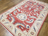 Egypt Hand Knotted Oriental Rug Fine Peshawar Oriental Area Rug 5'10X8'10