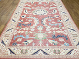 Egypt Hand Knotted Oriental Rug Fine Peshawar Oriental Area Rug 6'9X9'9