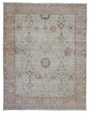 Egypt Hand Knotted Oriental Rug Fine Peshawar Oriental Area Rug 7'10X10'1