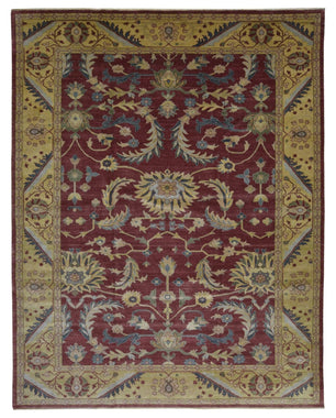 Egypt Hand Knotted Oriental Rug Fine Peshawar Oriental Area Rug 9'6x11'10