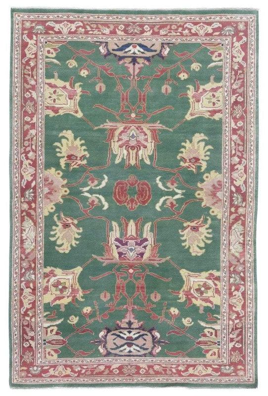Egypt Hand Knotted Oriental Rug Fine Peshawar Oriental Rug 4'X6'1