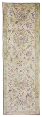 Egypt Hand Knotted Oriental Rug Fine Peshawar Oriental Runner 2'10X9'2