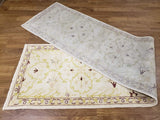 Egypt Hand Knotted Oriental Rug Fine Peshawar Oriental Runner 2'6X10'10