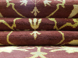Egypt Hand Knotted Oriental Rug Fine Peshawar Oriental Runner 2'6X10'2