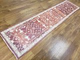 Egypt Hand Knotted Oriental Rug Fine Peshawar Oriental Runner 2'6X10'8