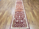 Egypt Hand Knotted Oriental Rug Fine Peshawar Oriental Runner 2'6X10'8